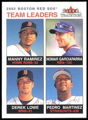 03FT 5 Manny Ramirez Nomar Garciaparra Derek Lowe Pedro Martinez TL.jpg